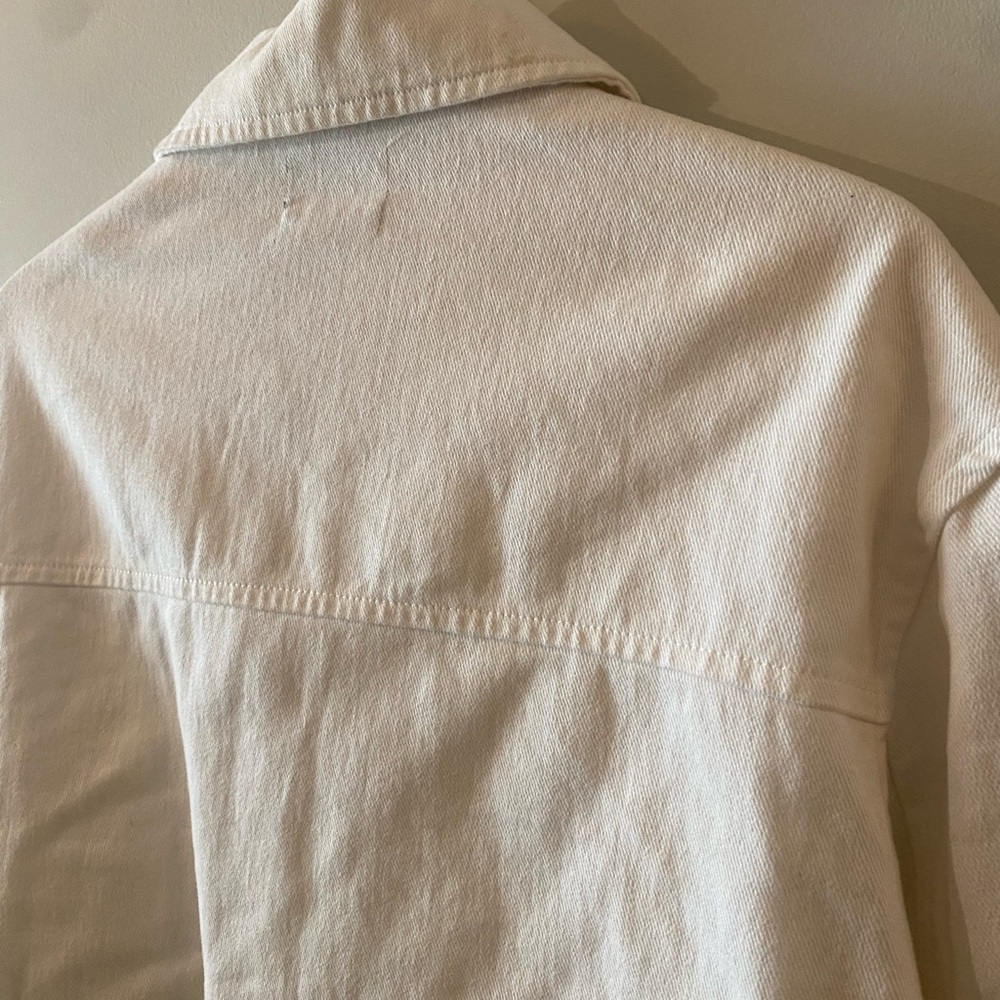 Streetwear Society White Demin Jacket - Picture 5 of 6